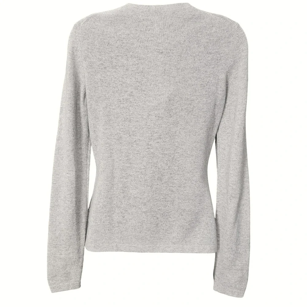 Vtg J.Crew 100% Cashmere Gray Sweater XXS‎ FALL 2004 AS-IS Read Description - Picture 2 of 10